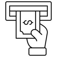 ATM Cash  which can easily modify or edit vector
