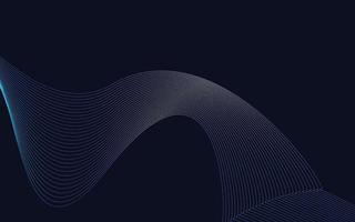 Wave of the Blue Gradient colored lines. High resolution vector