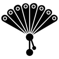 Hand Fan Which Can Easily Modify Or Edit vector