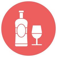 bebida alcohólica que puede modificar o editar fácilmente vector