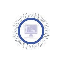 Ableton. application. daw. digital. sequencer Glyph Icon. Vector isolated illustration