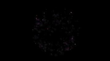 3D Fireworks Motion Graphic video