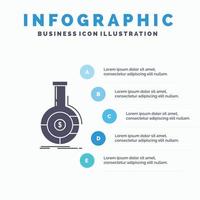 Analysis. analytics. banking. business. financial Infographics Template for Website and Presentation. GLyph Gray icon with Blue infographic style vector illustration.