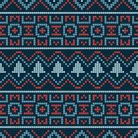 Seamless Pattern Ugly Sweater vector
