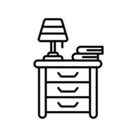 Nightstand Vector Icon