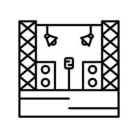 Stage Vector Icon