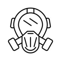 Gas Mask Vector Icon