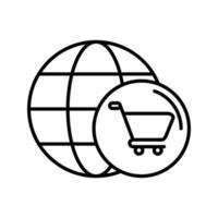 World Cart Vector Icon