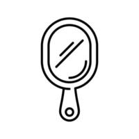 Hand Mirror Vector Icon