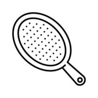 Hair Brush Vector Icon