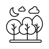 Forest Vector Icon