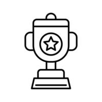 icono de vector de copa de medalla