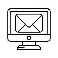 icono de vector de correo