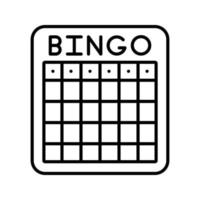 Bingo Vector Icon