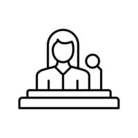 Lectern Vector Icon