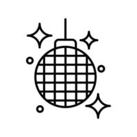 icono de vector de bola de discoteca