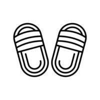 Slippers Vector Icon