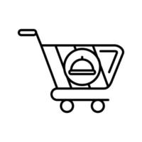 Food Cart Vector Icon