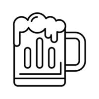 icono de vector de cerveza