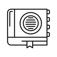 icono de vector de libro