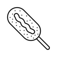 Corndog Vector Icon