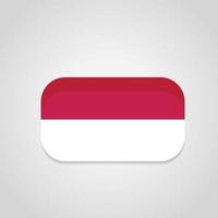 Indonesia Flag Design Vector