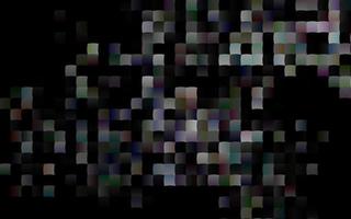 Dark Silver, Gray vector template with crystals, rectangles.