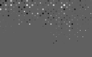 Light Silver, Gray vector backdrop with dots.