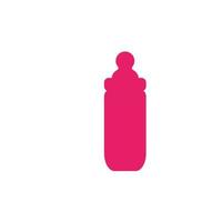 baby bottle icon vector