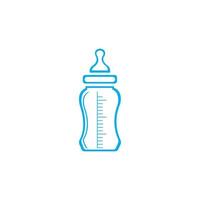 baby bottle icon vector