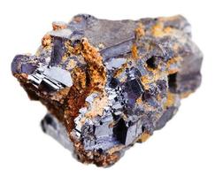 galena mineral isolated photo