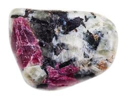granulite pebble isolated photo