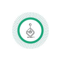 Arcade. game. gaming. joystick. stick Line Icon. Vector isolated illustration