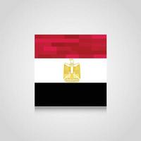 Egypt Abstract Flag Background vector