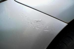 Non-standard car paint repairs  May cause the color to crack easily. photo