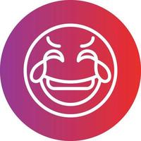 Laughing Icon Style vector