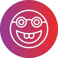 Nerd Icon Style vector