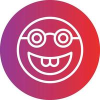 Nerd Icon Style vector