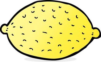 doodle cartoon lemon vector