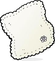 doodle cartoon handkerchief vector