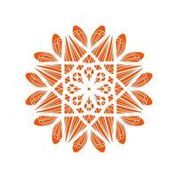 asian circle flower pattern. Ornamental round pattern. Round Pattern Mandala. Round backgrounds for the greeting cards, invitation, tattoo template, business style, cards or else. Vector illustration