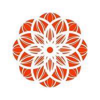 asian circle flower pattern. Ornamental round pattern. Round Pattern Mandala. Round backgrounds for the greeting cards, invitation, tattoo template, business style, cards or else. Vector illustration