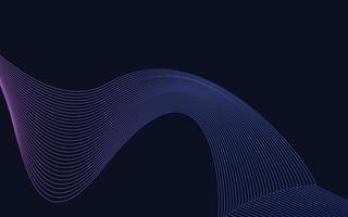 Wave of the blue colored lines. High resolution vector