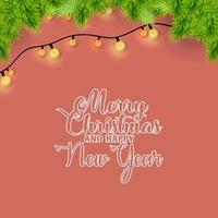 Merry Christmas Background. and Happy new year 2023 Abstract vector Template