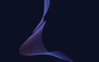 Abstract Blue Color technology Line wave background vector