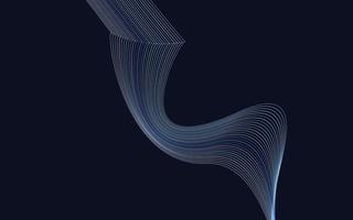 líneas de colores con estilo líneas onduladas diseño de fondo abstracto vector