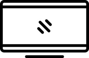 line icon for display vector