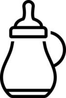 line icon for sippy vector