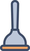 plunger vector illustration on a background.Premium quality symbols.vector icons for concept and graphic design.