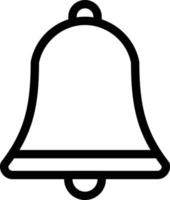 bell vector illustration on a background.Premium quality symbols.vector icons for concept and graphic design.